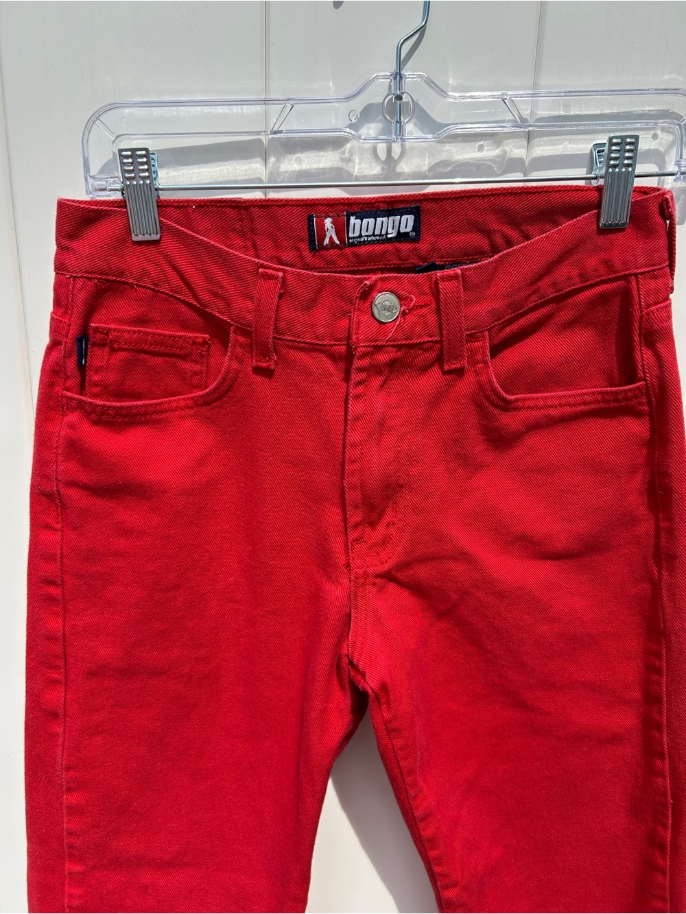 BONGO Red Women's Stretch Jeans